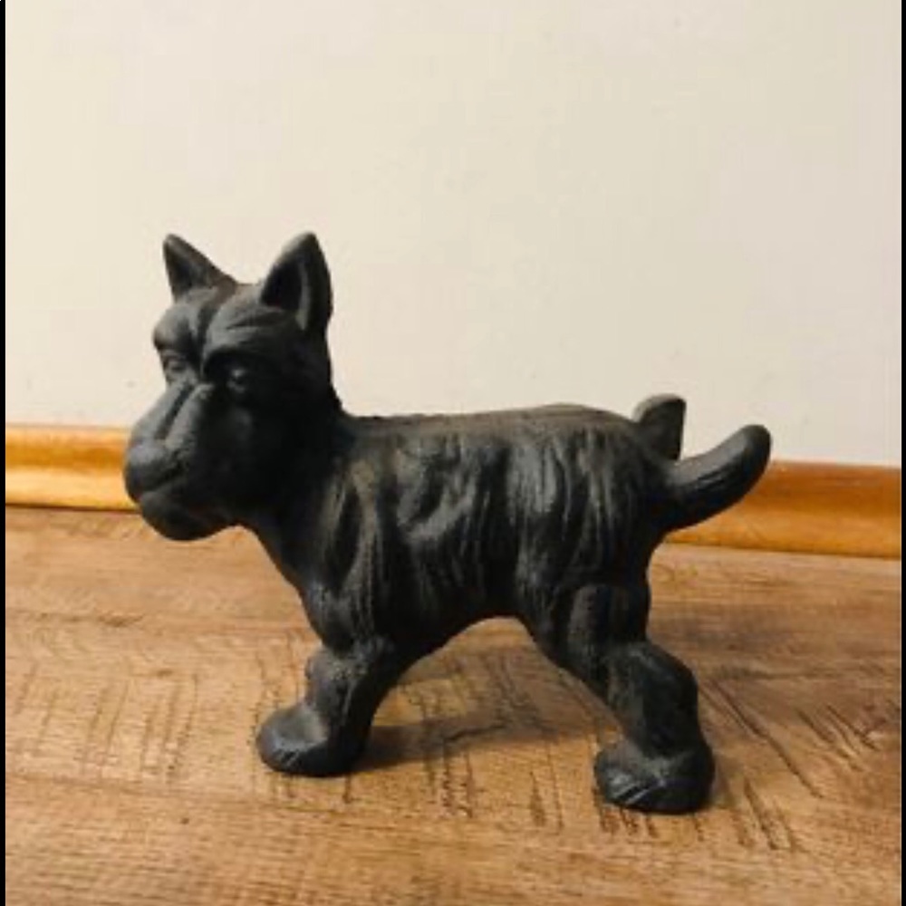 Cast Iron Scottie Dog Door Stop